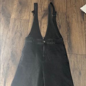 Free People wide leg overalls